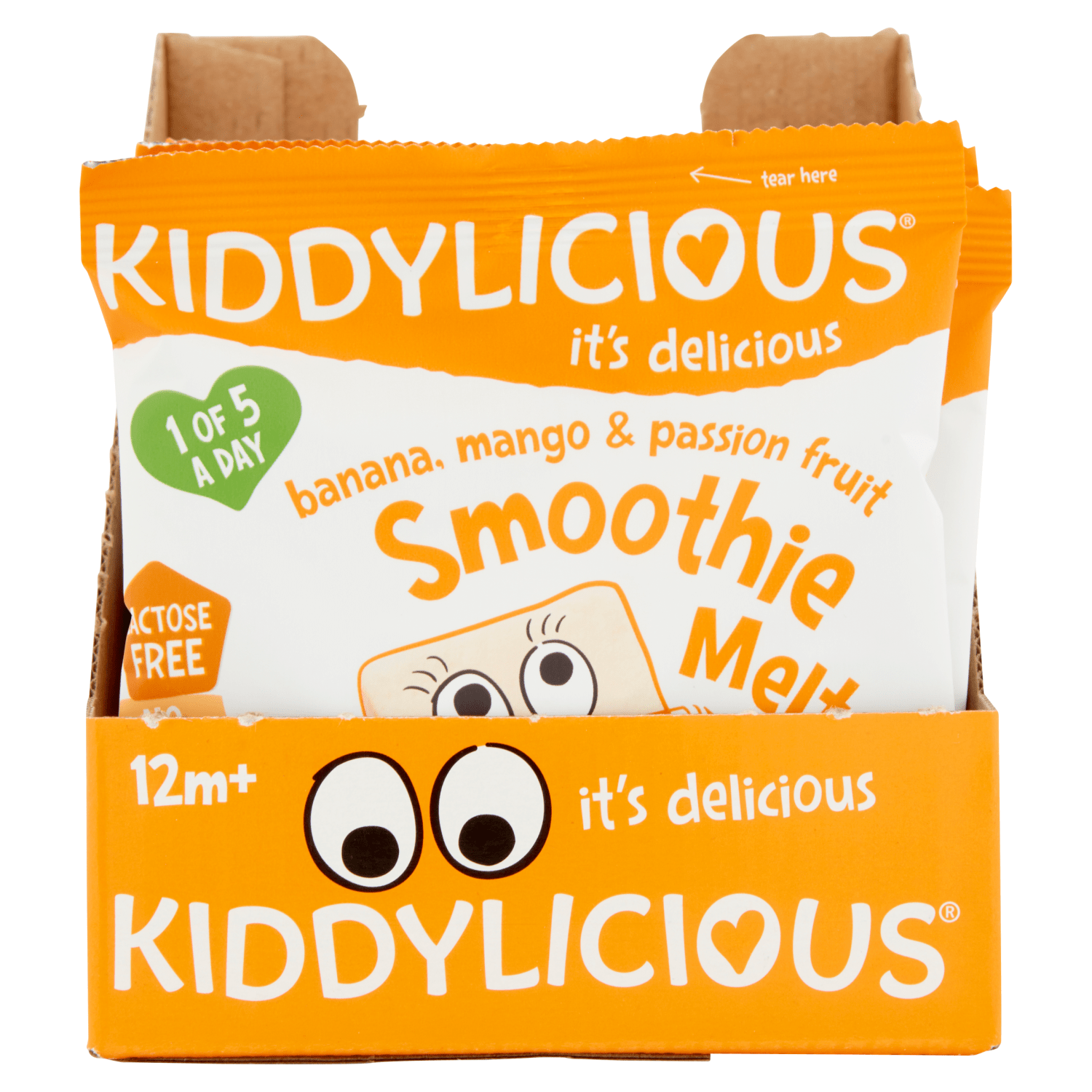Kiddylicious Banana, Mango & Passion fruit Smoothie Melts 12+ Months 6g - UK Food & Drink - 5060040252017