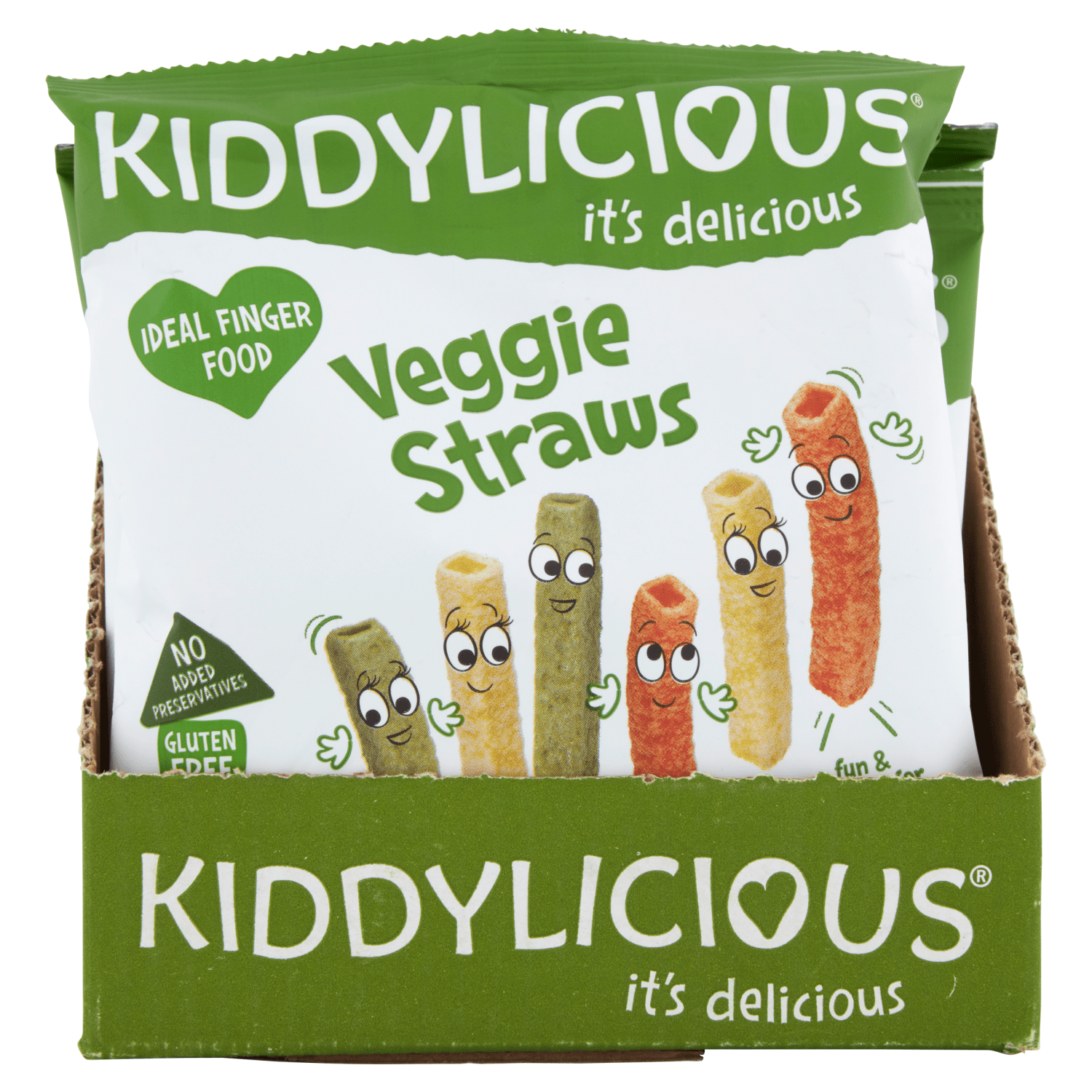 Kiddylicious Veggie Straws 9+ Months 12g - UK Food & Drink - 5060040253700