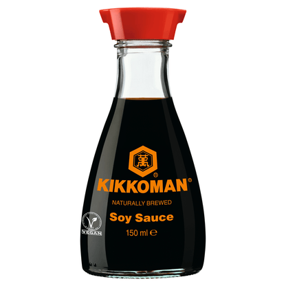 Kikkoman Naturally Brewed Soy Sauce 150ml - UK Food & Drink - 8715035110106