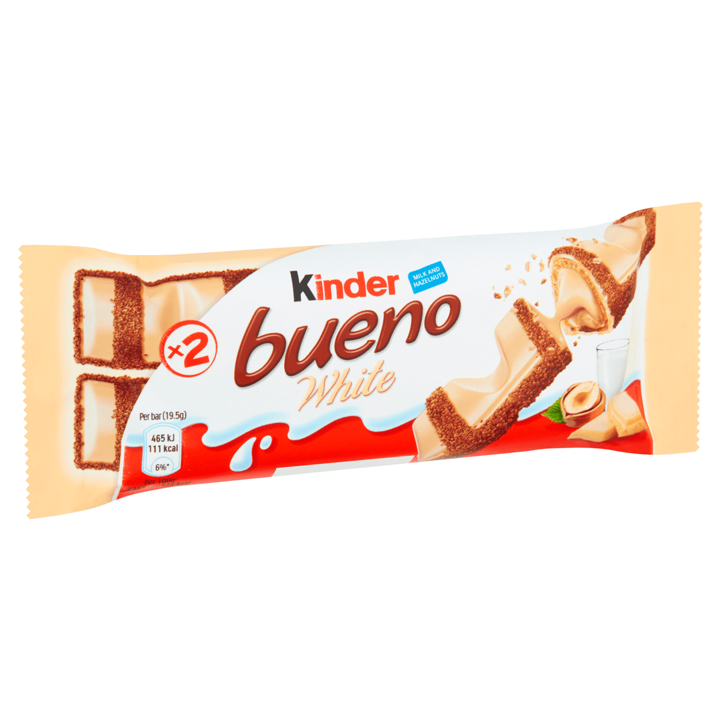 Kinder Bueno White Milk and Hazelnuts 39g - UK Food & Drink - 80761761