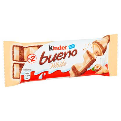 Kinder Bueno White Milk and Hazelnuts 39g - UK Food & Drink - 80761761