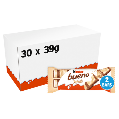Kinder Bueno White Milk and Hazelnuts 39g - UK Food & Drink - 80761761