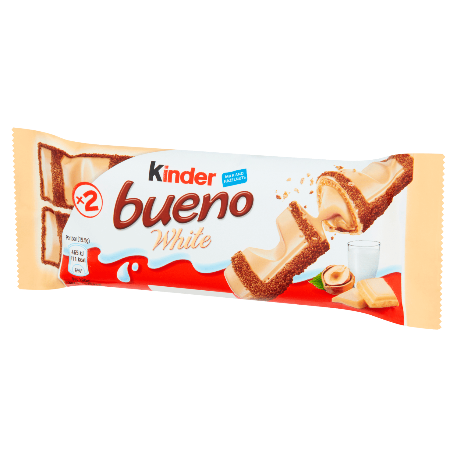 Kinder Bueno White Milk and Hazelnuts 39g - UK Food & Drink - 80761761