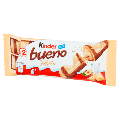 Kinder Bueno White Milk and Hazelnuts 39g - UK Food & Drink - 80761761