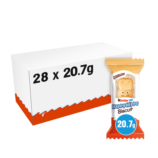 Kinder Happy Hippo Hazelnut Biscuit 20.7g - UK Food & Drink - 80310549