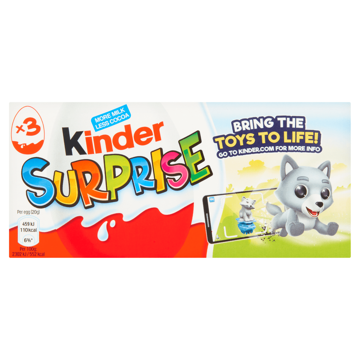 Kinder Surprise Eggs 3 x 20 (60g) - UK Food & Drink - 8000500026731