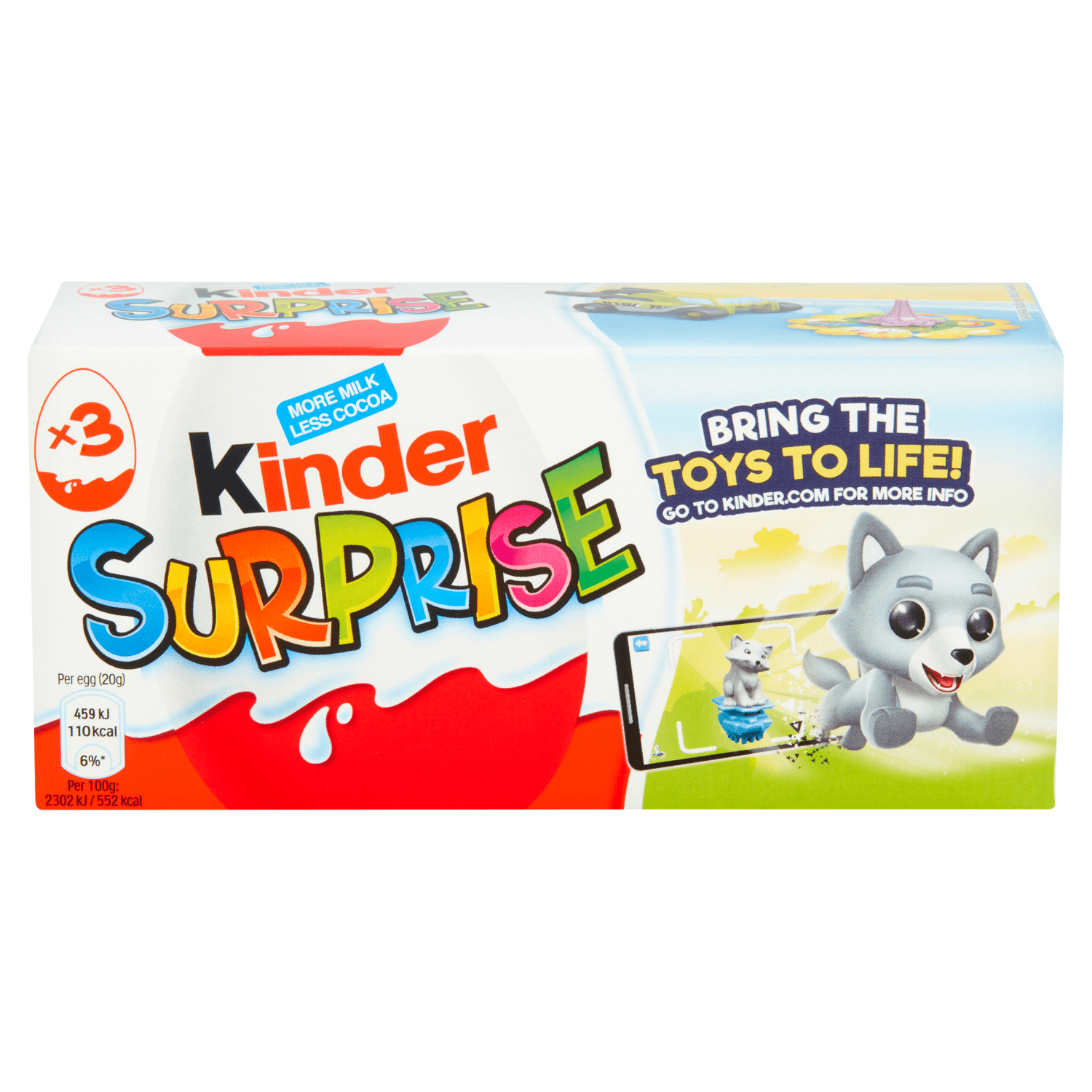 Kinder Surprise Eggs 3 x 20 (60g) - UK Food & Drink - 8000500026731