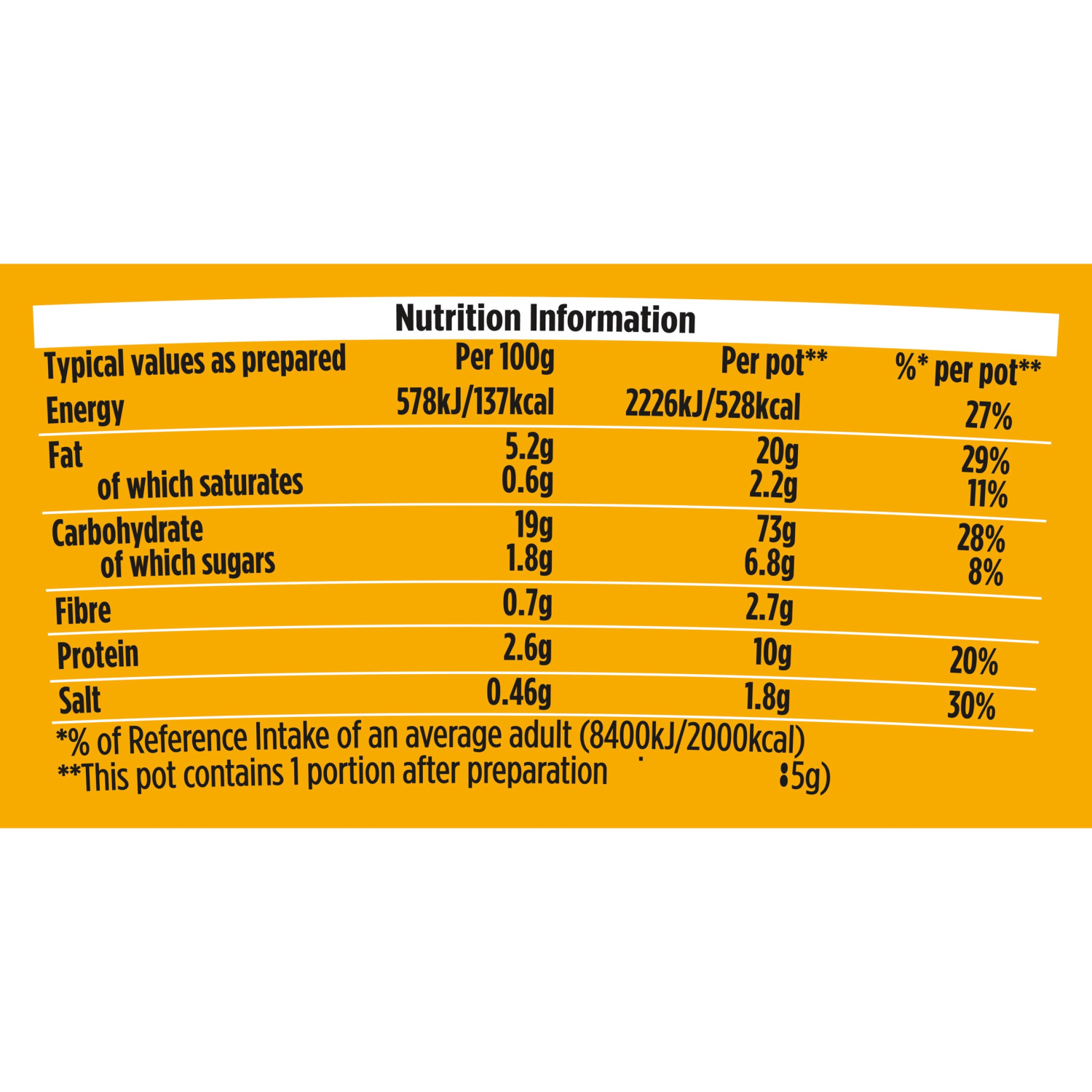 King Pot Noodle Original Curry Flavour 114g - UK Food & Drink - 5000118203688