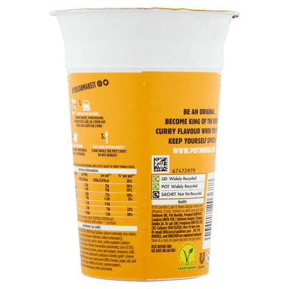 King Pot Noodle Original Curry Flavour 114g - UK Food & Drink - 5000118203688
