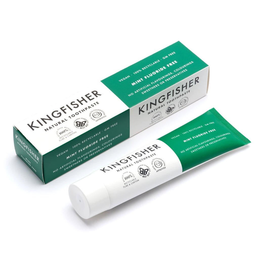 Kingfisher Mint Fluoride Free Toothpaste - UK Food & Drink - 5016912051158