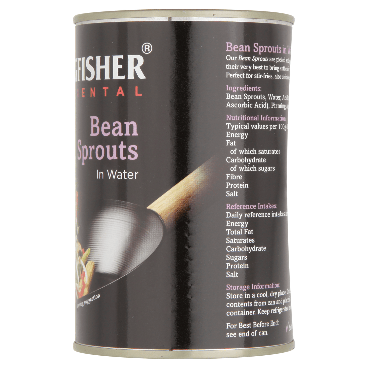 Kingfisher Oriental Bean Sprouts in Water 410g - UK Food & Drink - 5011826422001