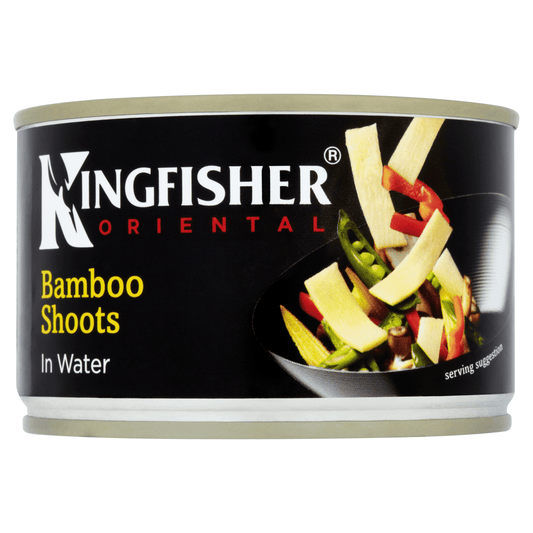 Kingfisher Oriental Sliced Bamboo Shoots in Water 225g - UK Food & Drink - 5011826421004