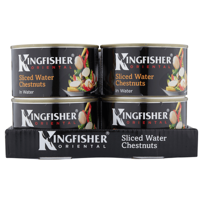 Kingfisher Oriental Sliced Water Chestnuts in Water 225g - UK Food & Drink - 5011826420205