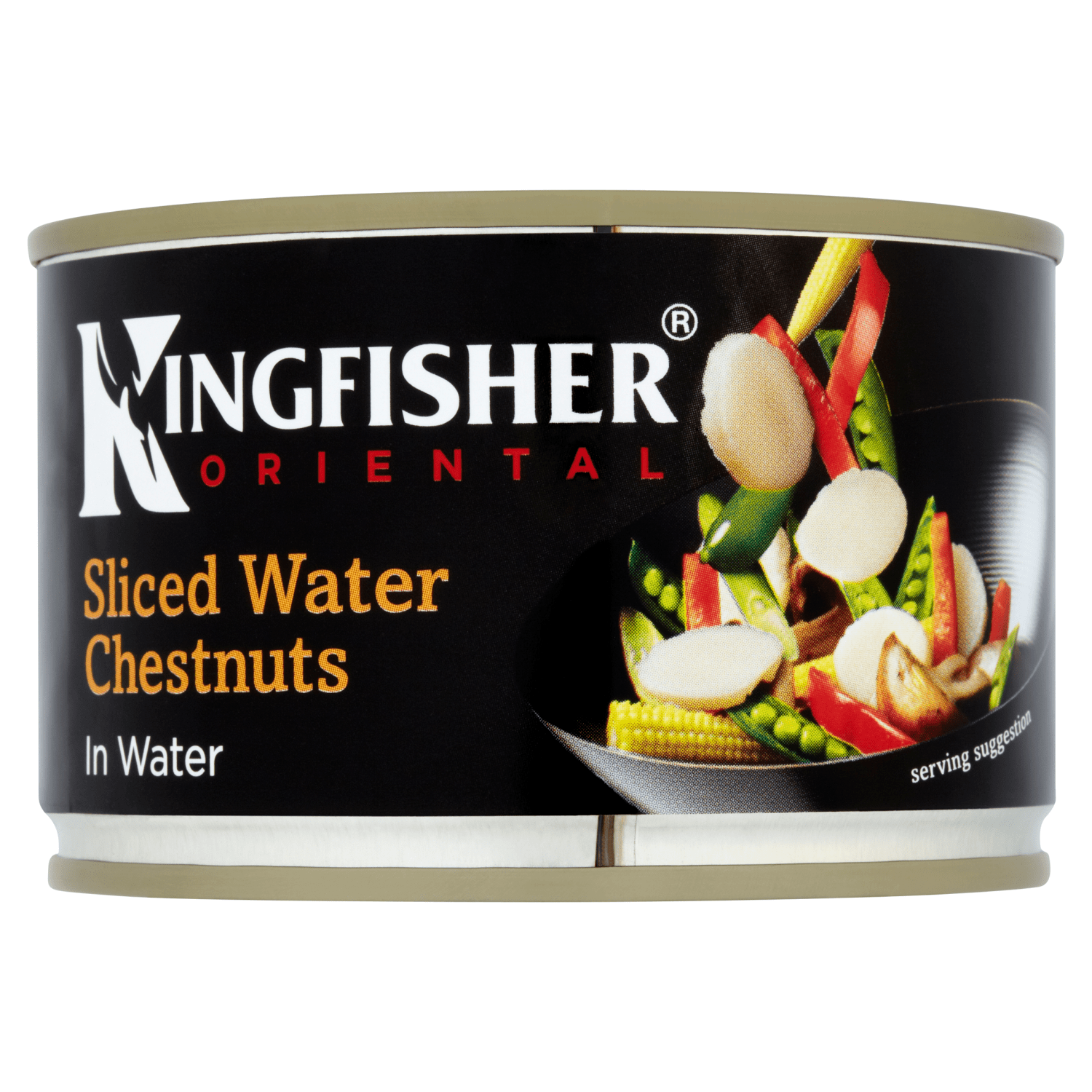 Kingfisher Oriental Sliced Water Chestnuts in Water 225g - UK Food & Drink - 5011826420205