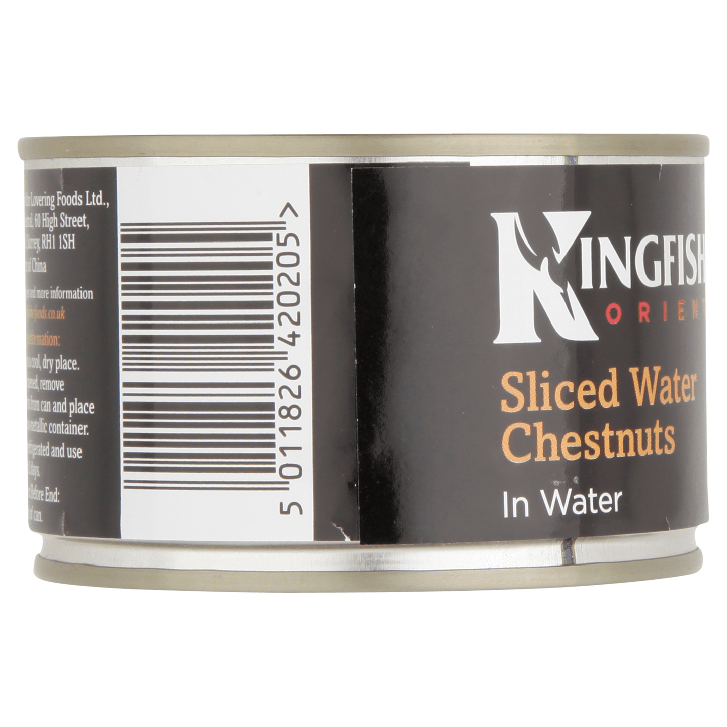 Kingfisher Oriental Sliced Water Chestnuts in Water 225g - UK Food & Drink - 5011826420205