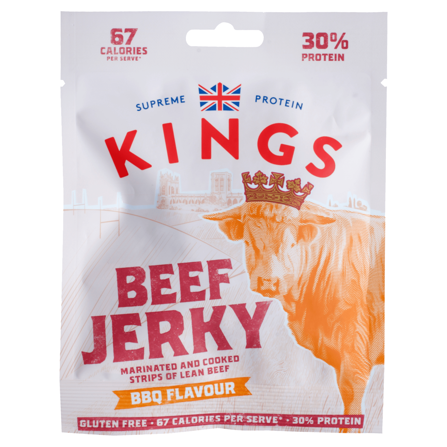 Kings BBQ Flavour Beef Jerky 25g - UK Food & Drink - 5060079651751