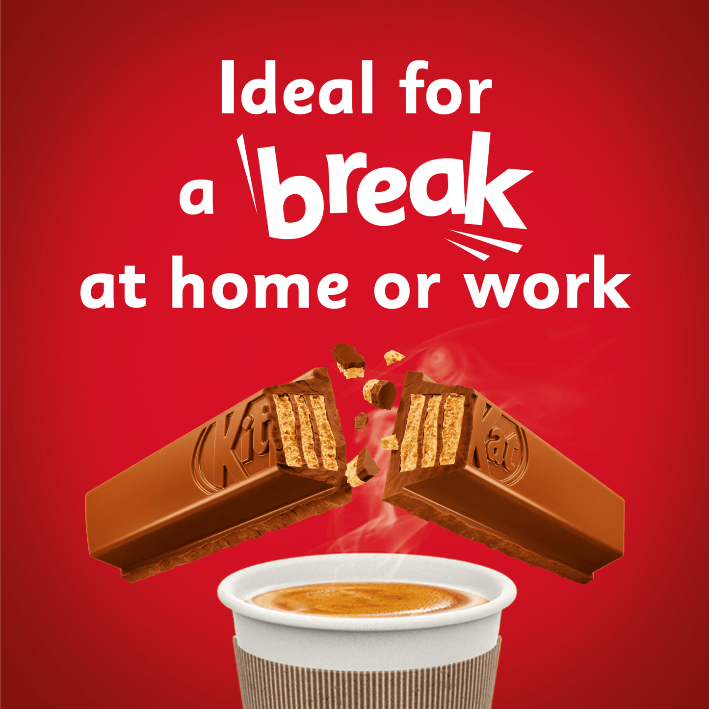 KitKat Finger Bars 4 x 41.5g (166g) - UK Food & Drink - 7613035220263