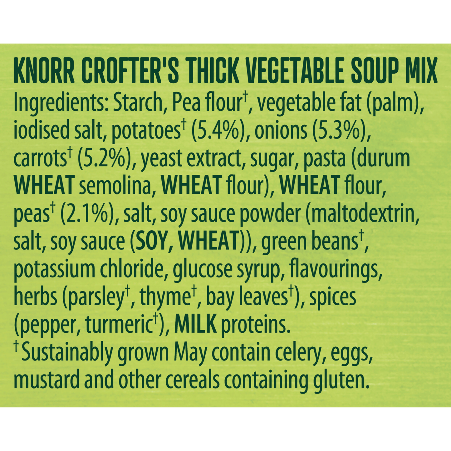 Knorr Dry Packet Soup Thick Vegetable 75 g - UK Food & Drink - 8712566247851