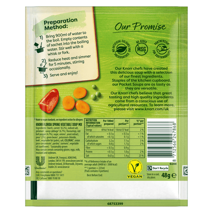 Knorr Florida Spring Vegetable Soup 48g - UK Food & Drink - 8712566247868