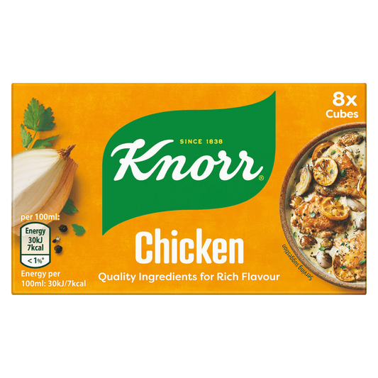 Knorr the Chicken 8 Cubes 80g - UK Food & Drink - 5000184161028