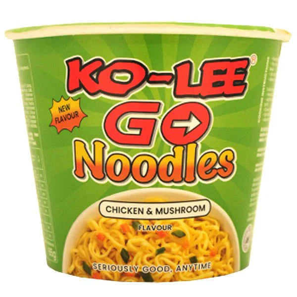 Ko - Lee Cup Noodle Chicken & Mushroom - UK Food & Drink - 5023751002548