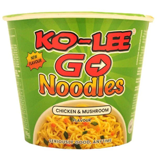 Ko - Lee Cup Noodle Chicken & Mushroom - UK Food & Drink - 5023751002548
