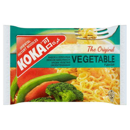 Koka The Original Vegetable Flavour Oriental Instant Noodles 85g - UK Food & Drink - 8888056708512