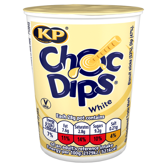 KP Choc Dips White 28g - UK Food & Drink - 50237876