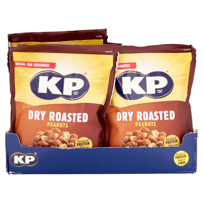 KP Dry Roasted Peanuts 250g - UK Food & Drink - 5000237127285