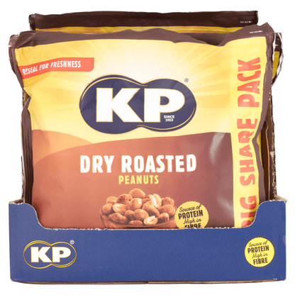 KP Dry Roasted Peanuts 415g - UK Food & Drink - 5000237127346