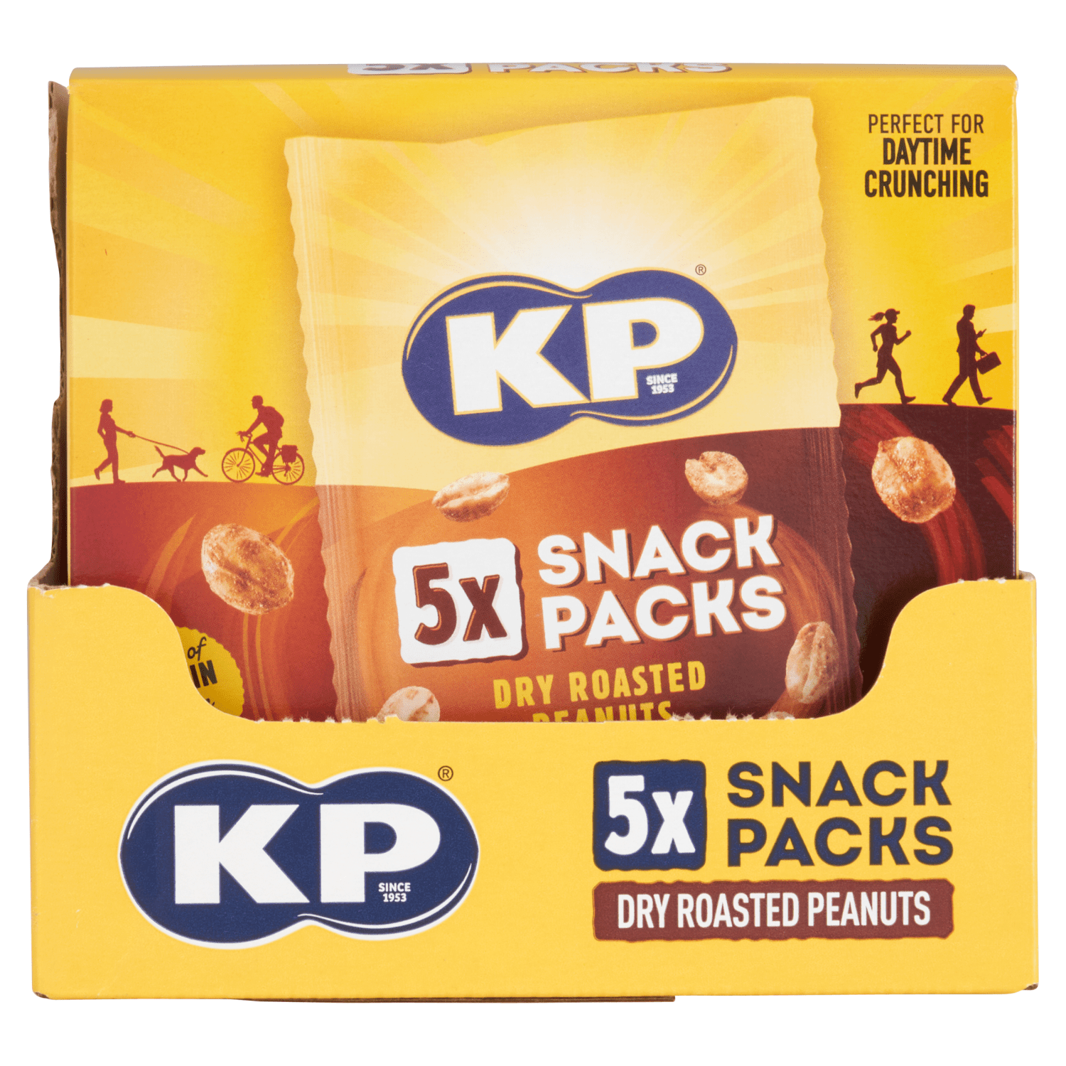 KP Dry Roasted Peanuts 5 x 30g - UK Food & Drink - 5000237138007