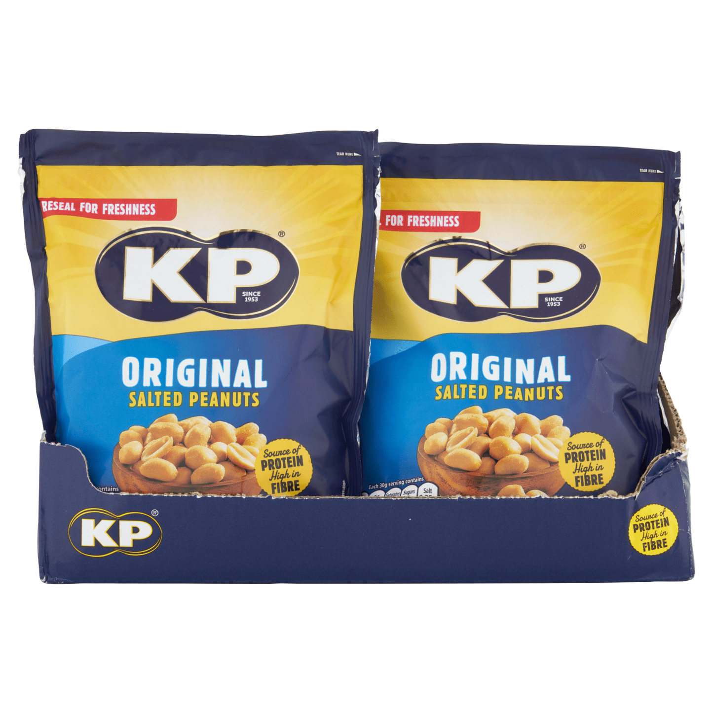 KP Original Salted Peanuts 250g - UK Food & Drink - 5000237127261