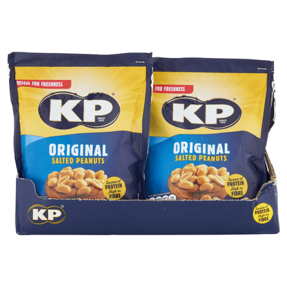 KP Original Salted Peanuts 250g - UK Food & Drink - 5000237127261