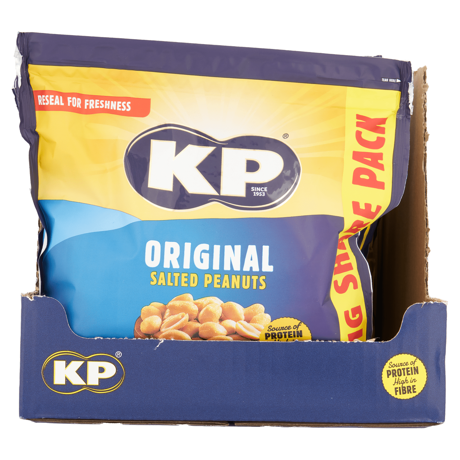 KP Original Salted Peanuts 415g - UK Food & Drink - 5000237127322