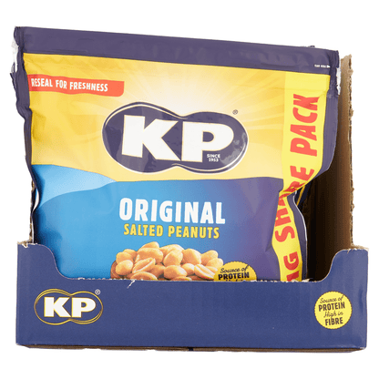 KP Original Salted Peanuts 415g - UK Food & Drink - 5000237127322