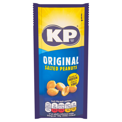 KP Original Salted Peanuts 50g - UK Food & Drink - 50237722