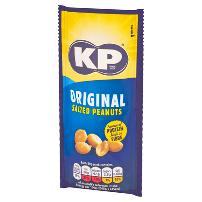 KP Original Salted Peanuts 50g - UK Food & Drink - 50237722