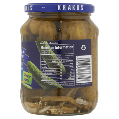 Krakus Pickled Dill Cucumbers 670g - UK Food & Drink - 5900397736757