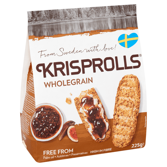 Krisprolls Wholegrain 225g - UK Food & Drink - 7311071330815