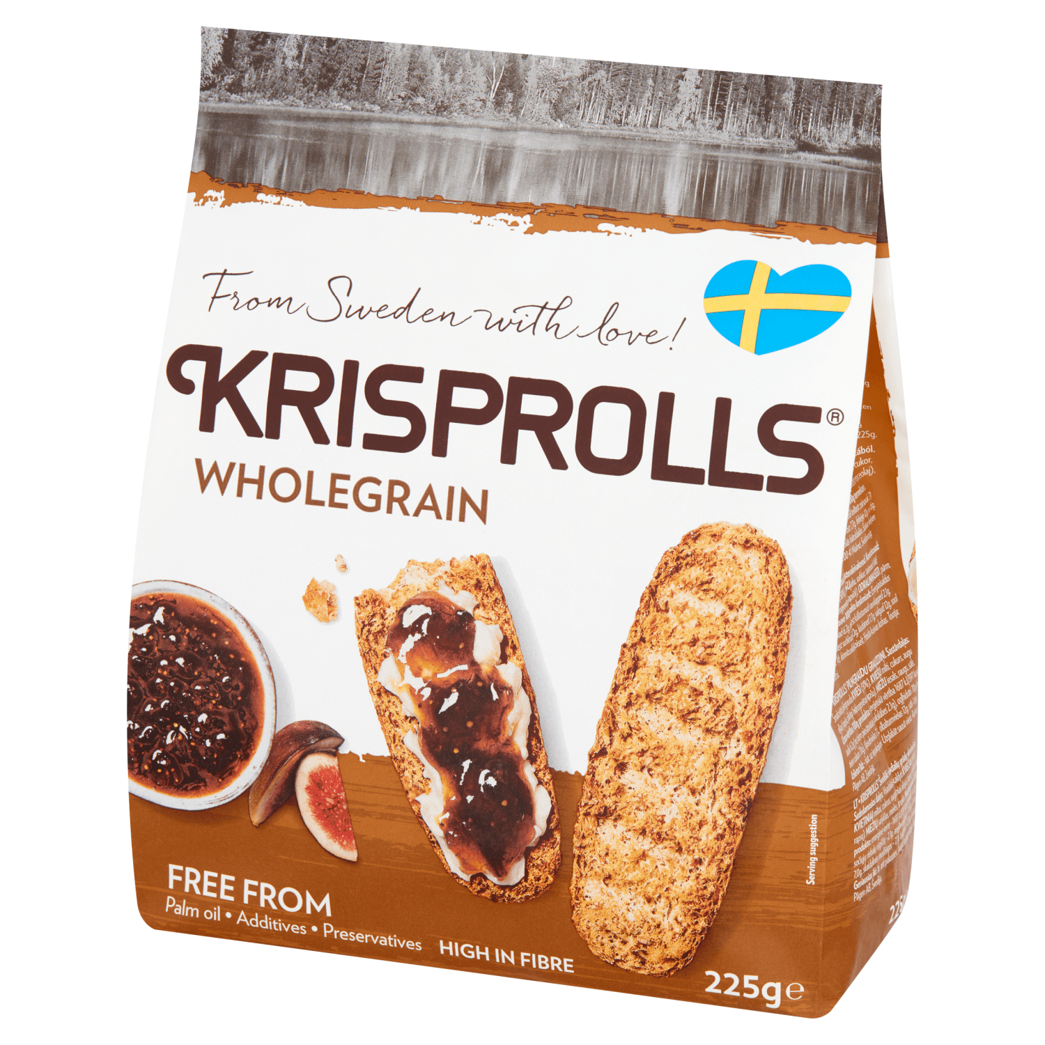 Krisprolls Wholegrain 225g - UK Food & Drink - 7311071330815