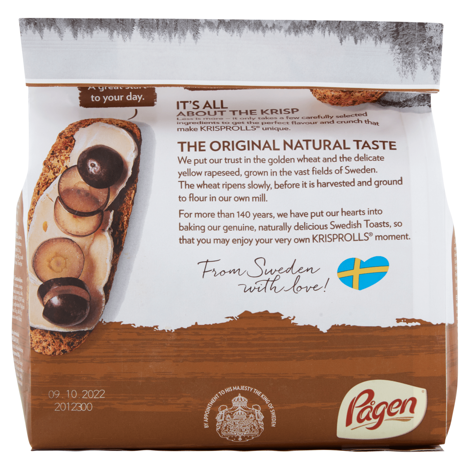 Krisprolls Wholegrain 225g - UK Food & Drink - 7311071330815