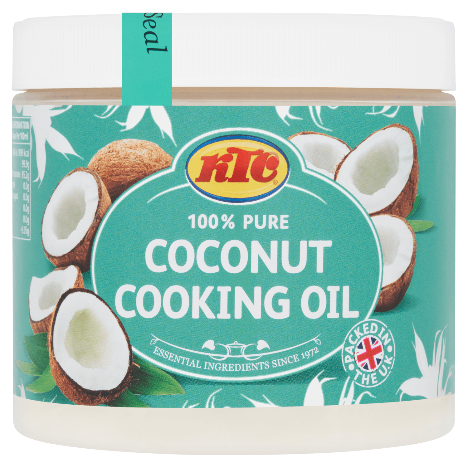 KTC 100% Pure Coconut Cooking Oil 650ml - UK Food & Drink - 5013635630028