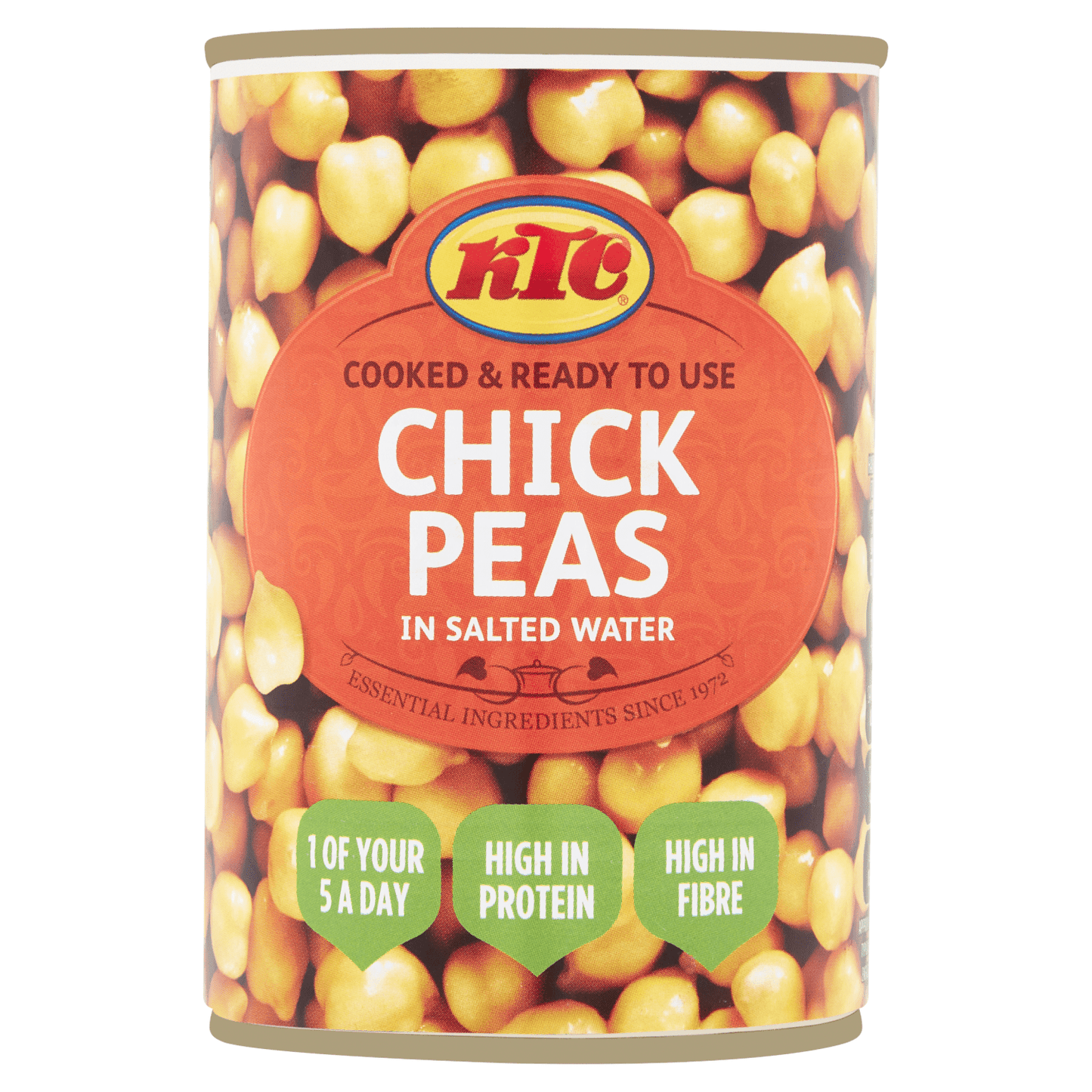 KTC Chick Peas in Salted Water 400g - UK Food & Drink - 5013635312160