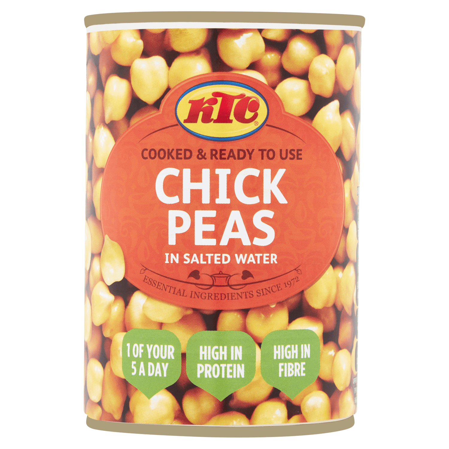 KTC Chick Peas in Salted Water 400g - UK Food & Drink - 5013635312160