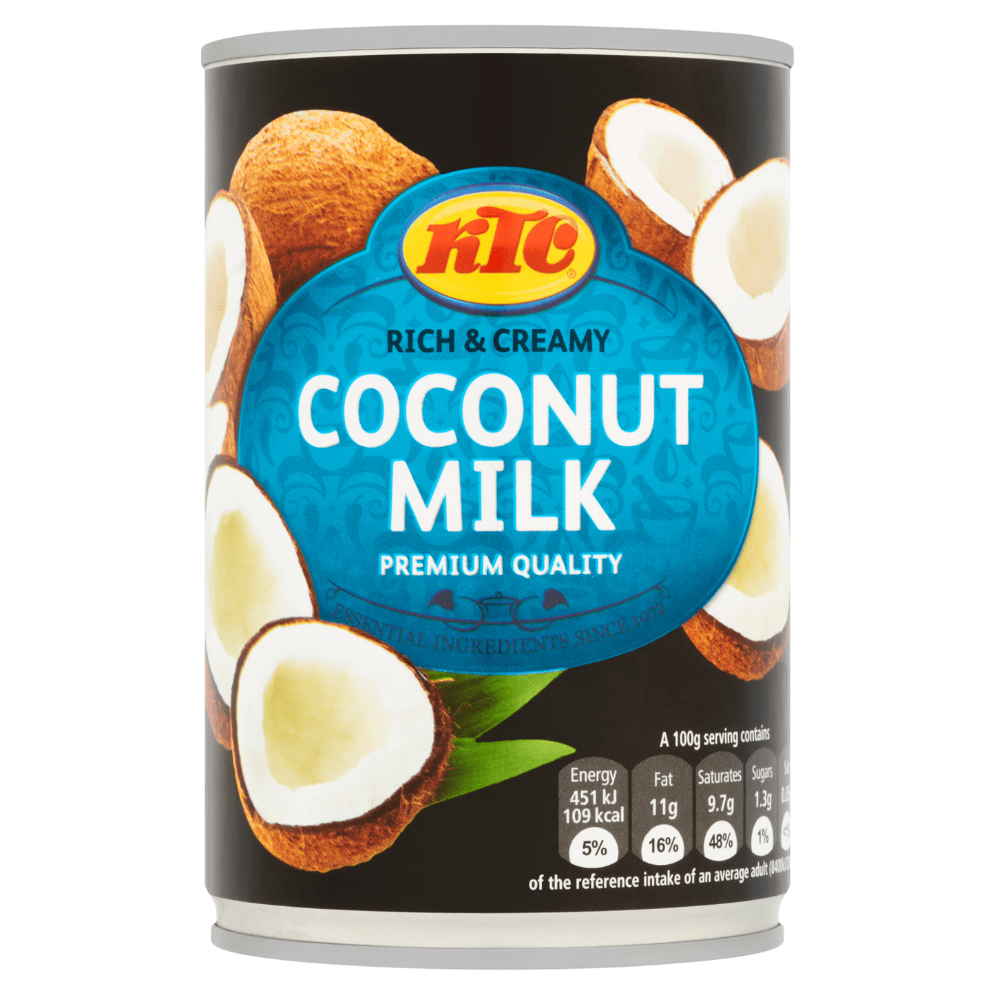 KTC Coconut Milk 400ml - UK Food & Drink - 5013635330010