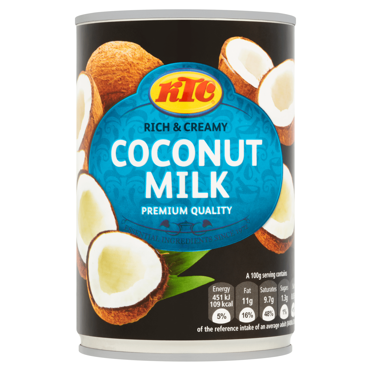 KTC Coconut Milk 400ml - UK Food & Drink - 5013635330010