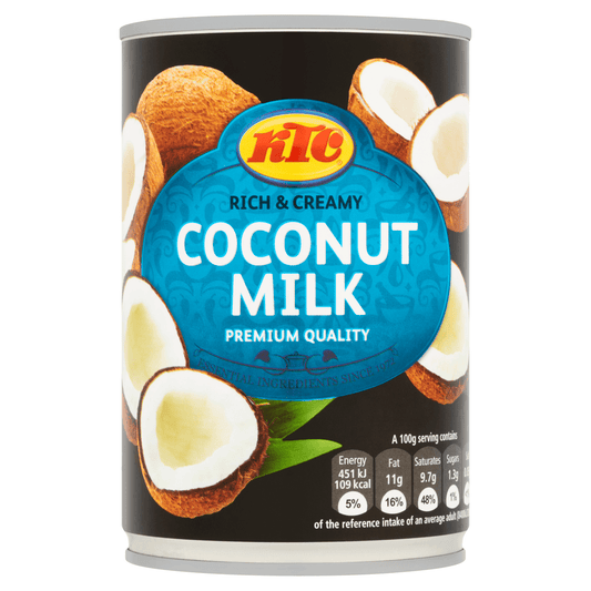 KTC Coconut Milk 400ml - UK Food & Drink - 5013635330010