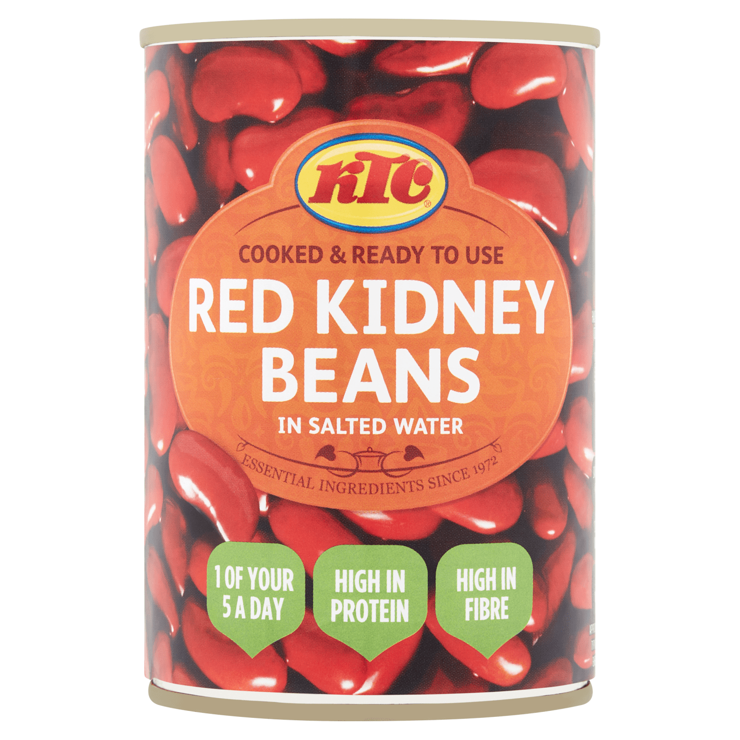 KTC Red Kidney Beans in Salted Water 400g - UK Food & Drink - 5013635755059