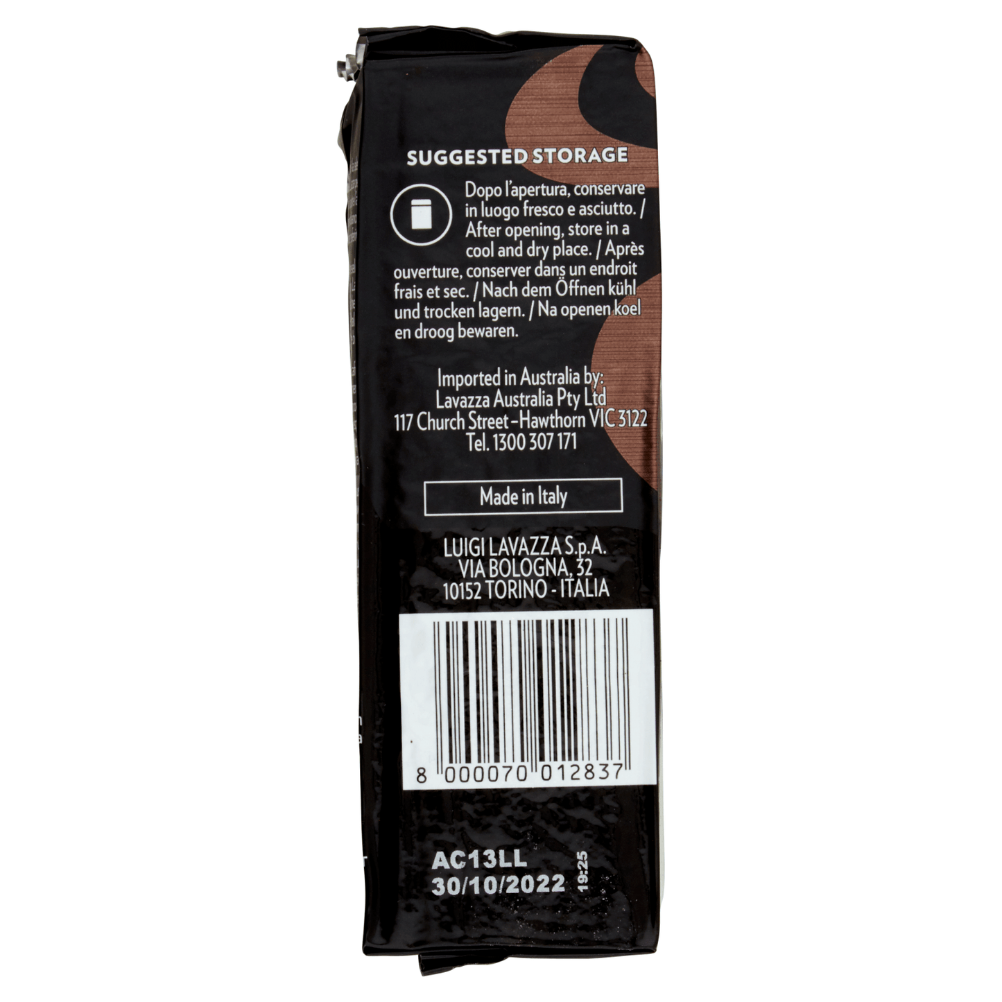 Lavazza Espresso Italiano Classico Ground Coffee 250g - UK Food & Drink - 8000070012837