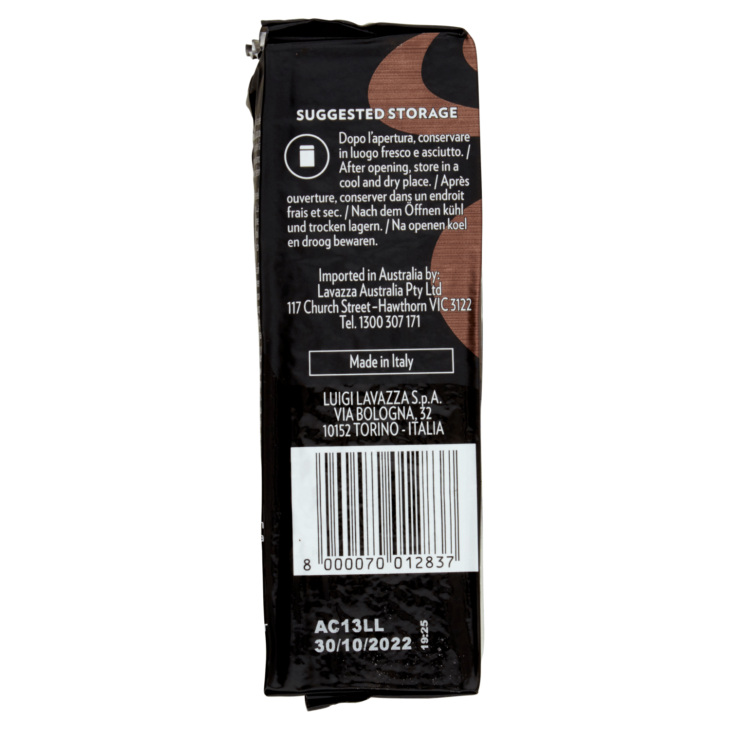 Lavazza Espresso Italiano Classico Ground Coffee 250g - UK Food & Drink - 8000070012837